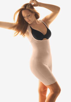 MRULIC shapewear for women tummy control Women Solid Zipper