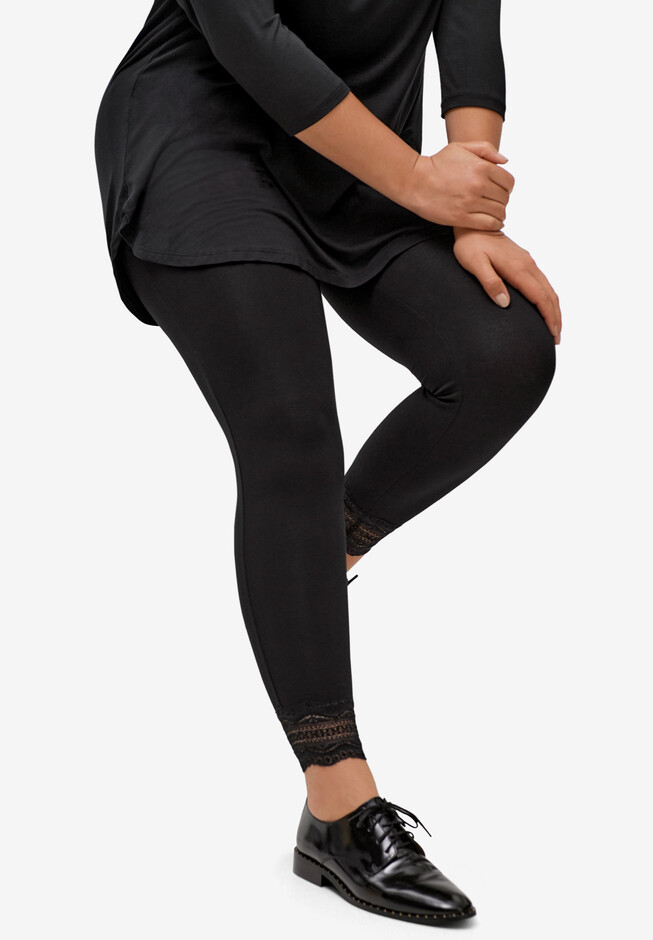 Women & Plus Soft Cotton Active Stretch Capri Length Lightweight Leggings  (2PK-H Grey/H Grey, M) 