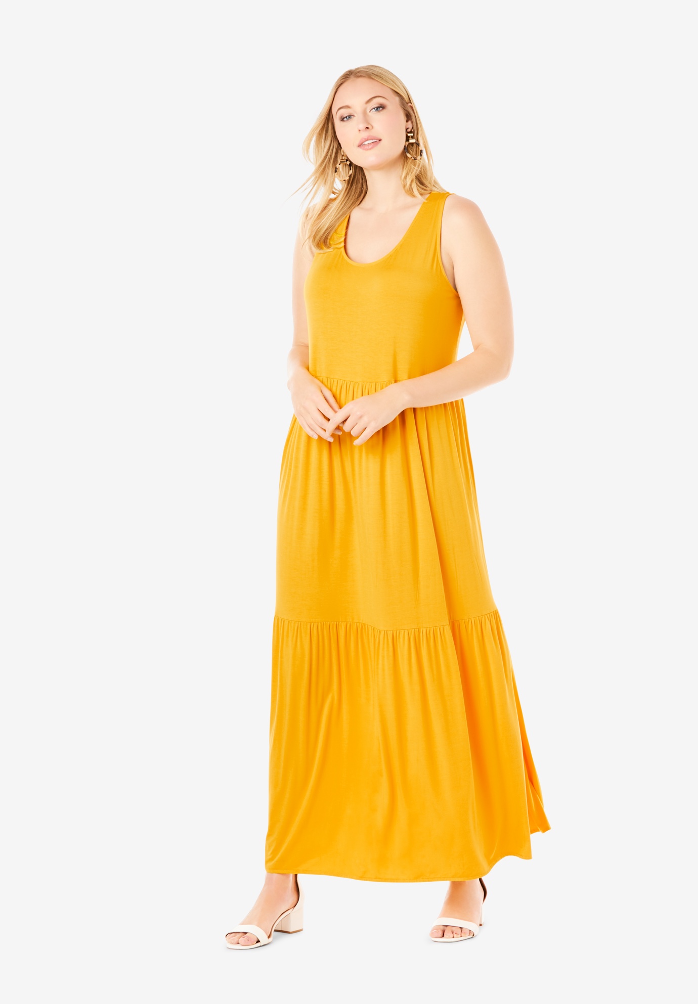 tank style maxi dress