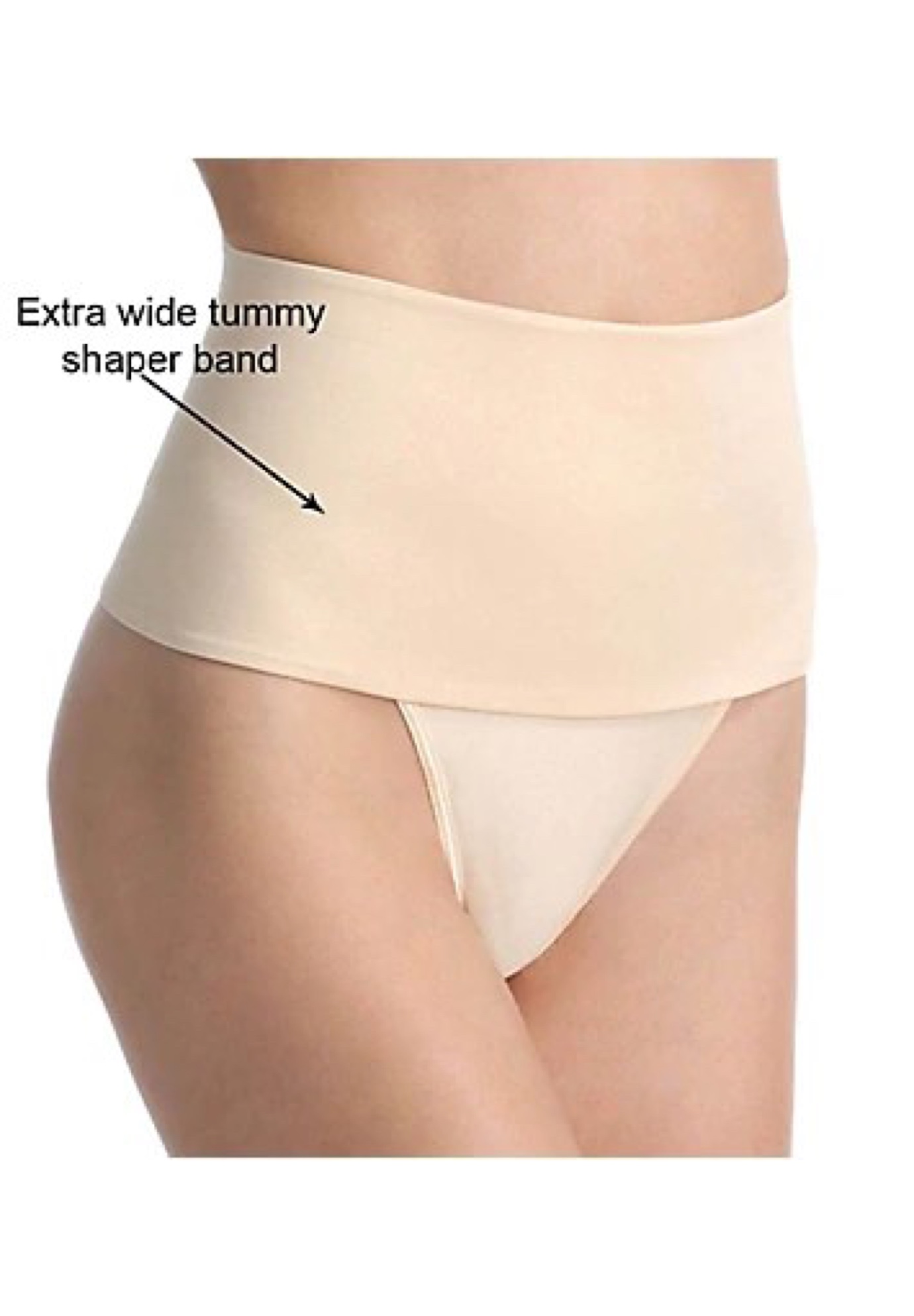 Soft Shaping Wide Band Thong